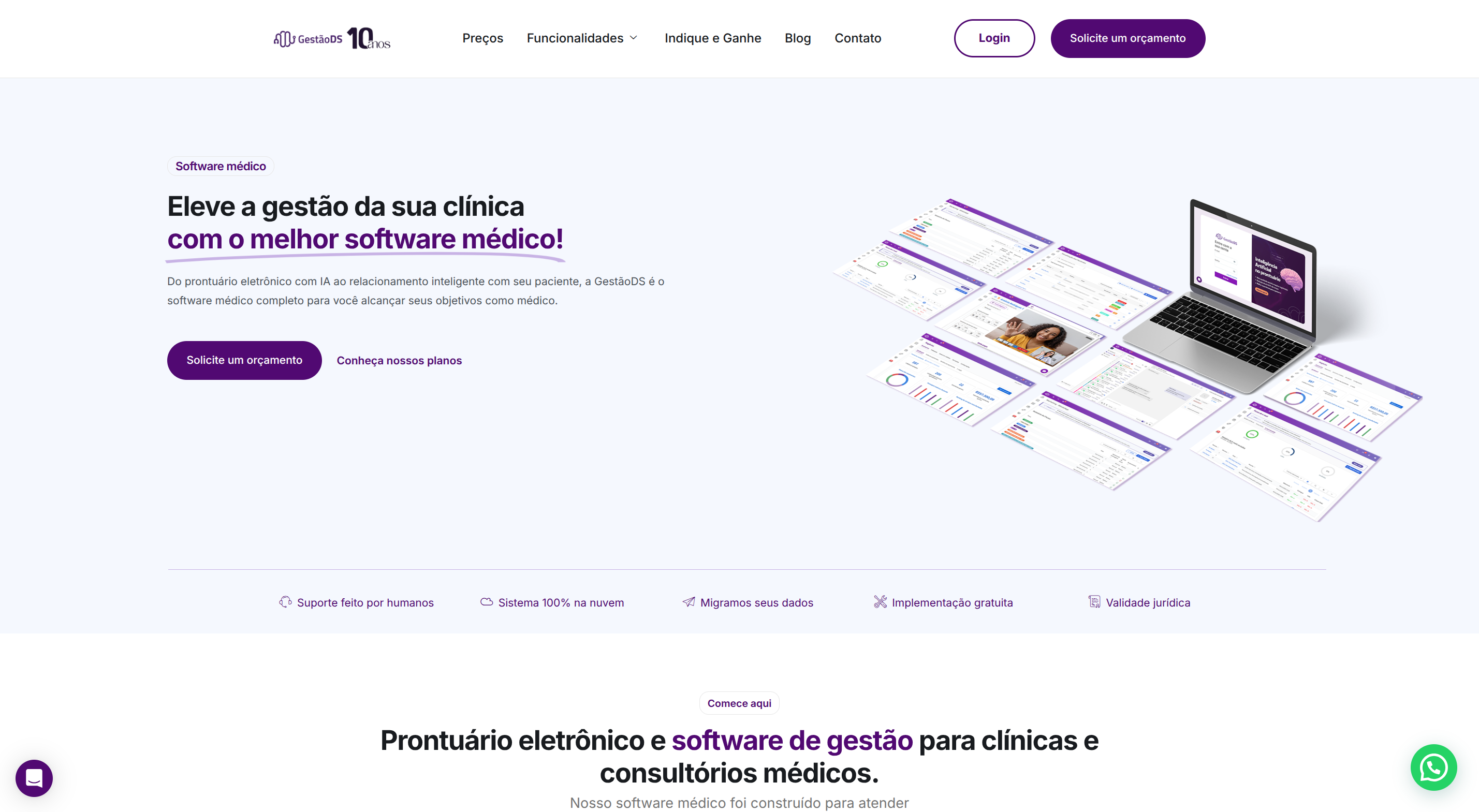 Gestão DS - Healthcare SaaS Platform